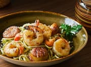 Seafood Linguini at Edgewater Bar and Grille