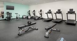 Fitness Center with Treadmills Exercise Bikes and HDTV