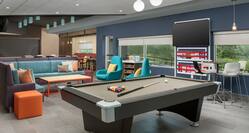Lobby Seating Area and Pool Table