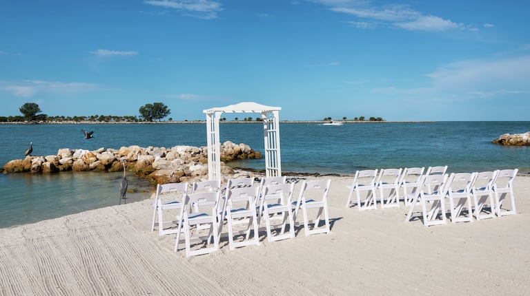 Beach Wedding Setup