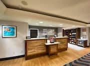 Reception Desk Are and Snack Shop