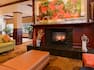 Hotel Lobby Fireplace Lounge Area