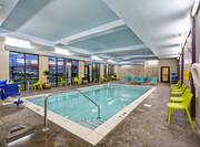 Indoor Heated Pool with Seating Area