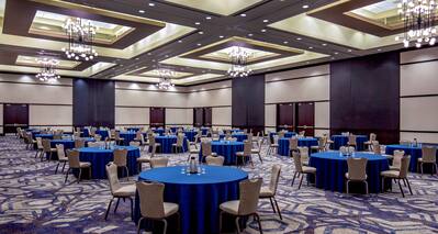 Ballroom With Round Tables