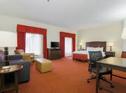 Accessible Suite with Lounge Area, Work Desk, Bed, and Room Television