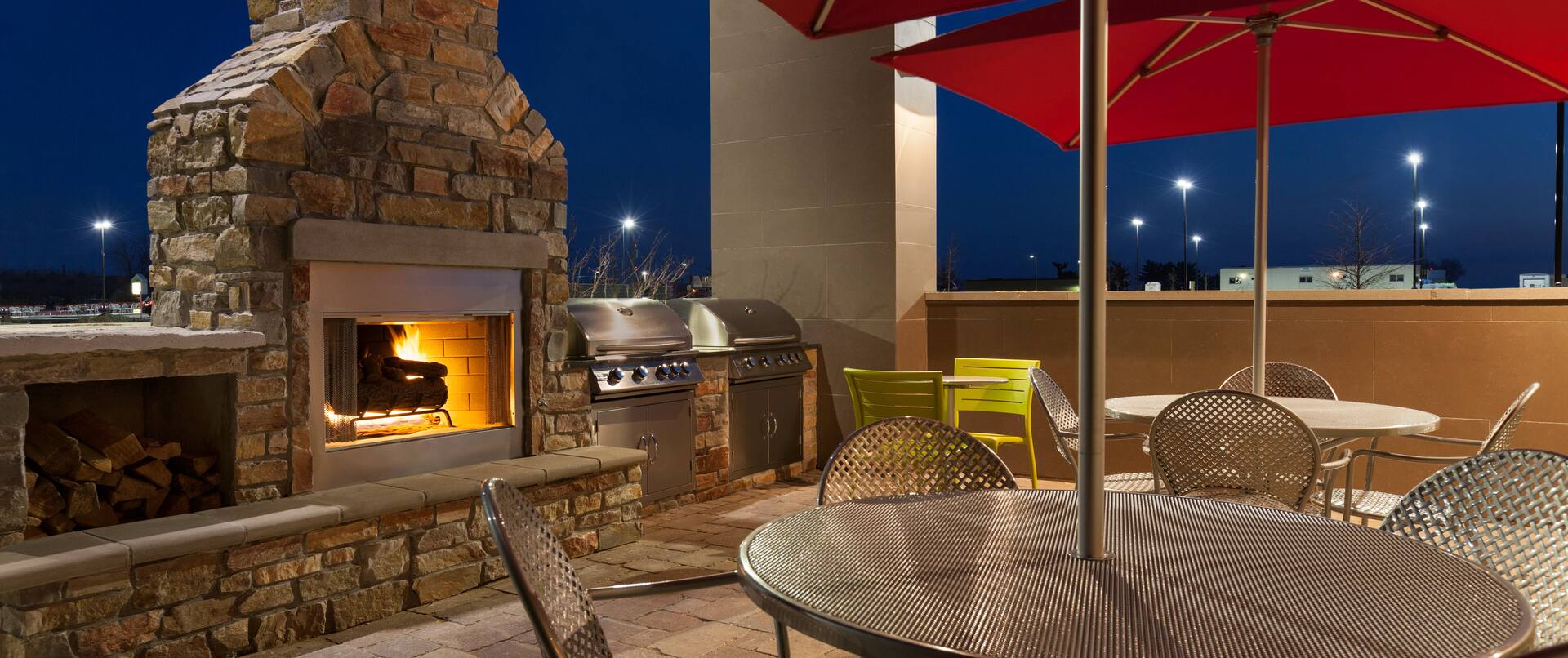 Outdoor Patio With Grill