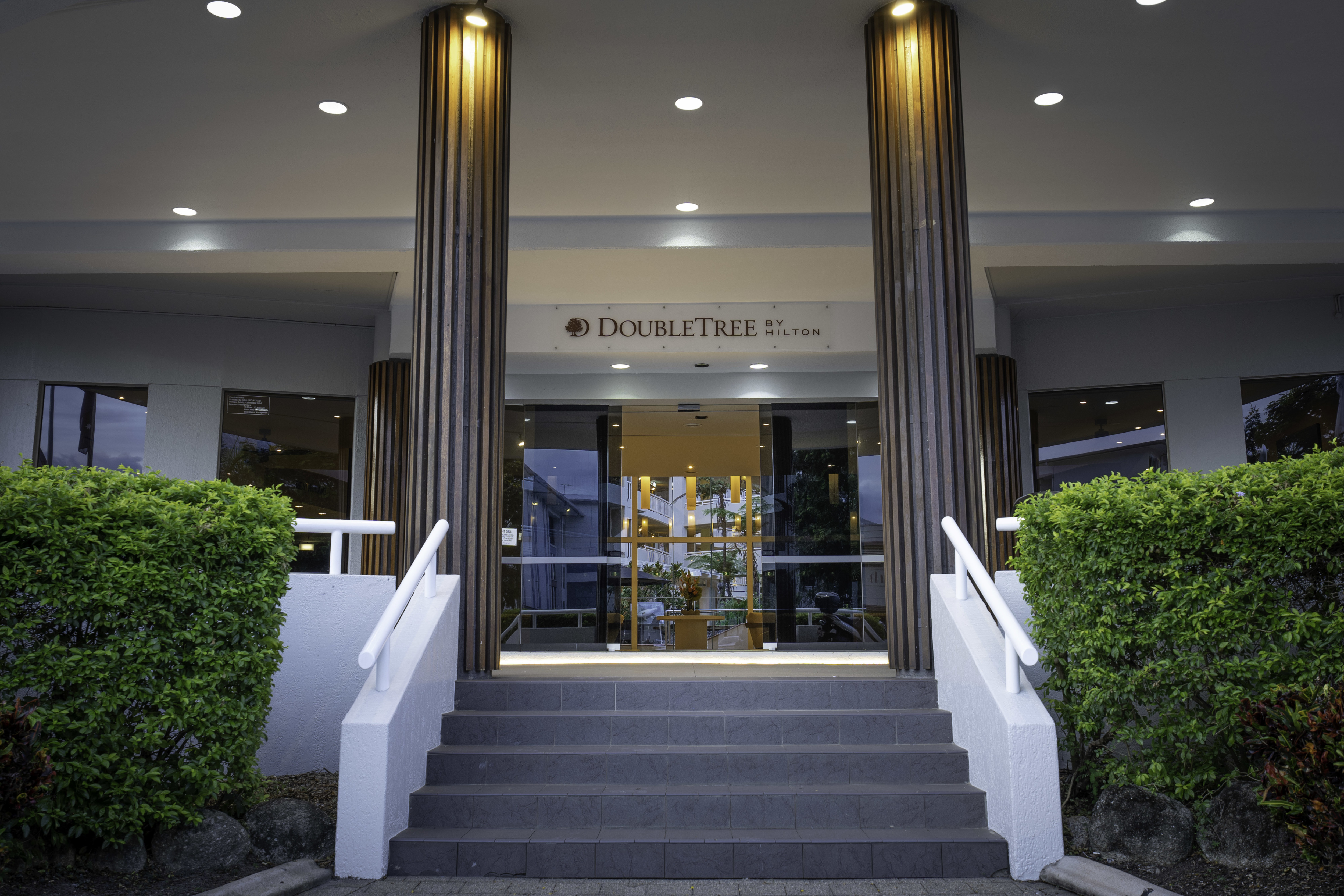 Exterior Entrance to DoubleTree Hotel 