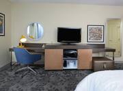 Work Desk and TV in King Guest Room