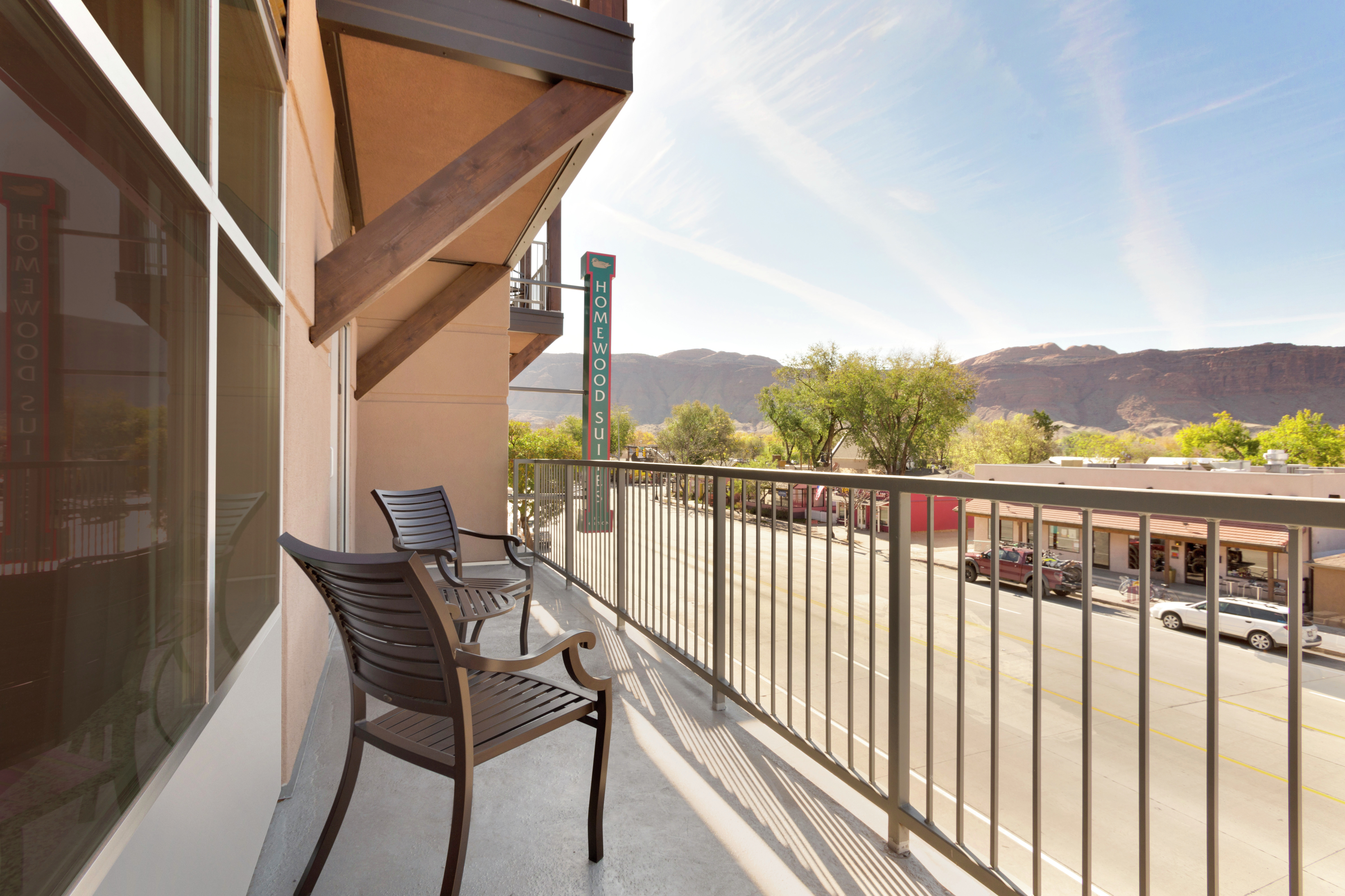 Guest Room Balcony with Scenic Moab View