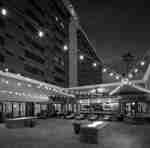 buitenpatio met openhaard