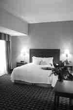 غرفة نزلاء مخصصة لذوي الاحتياجات الخاصة تضم سرير كينج