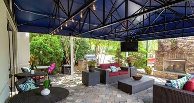 Outdoor Patio Seating Area 