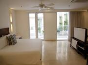 King Deluxe Junior Suite with HDTV and Balcony with Garden View