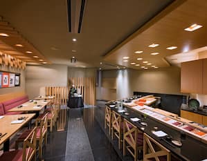 Rera Sushi Restaurant with seating