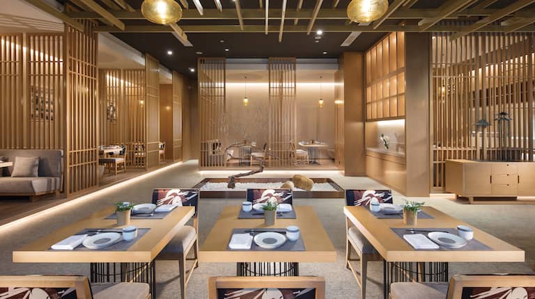 Japanese Restaurant Dining Area