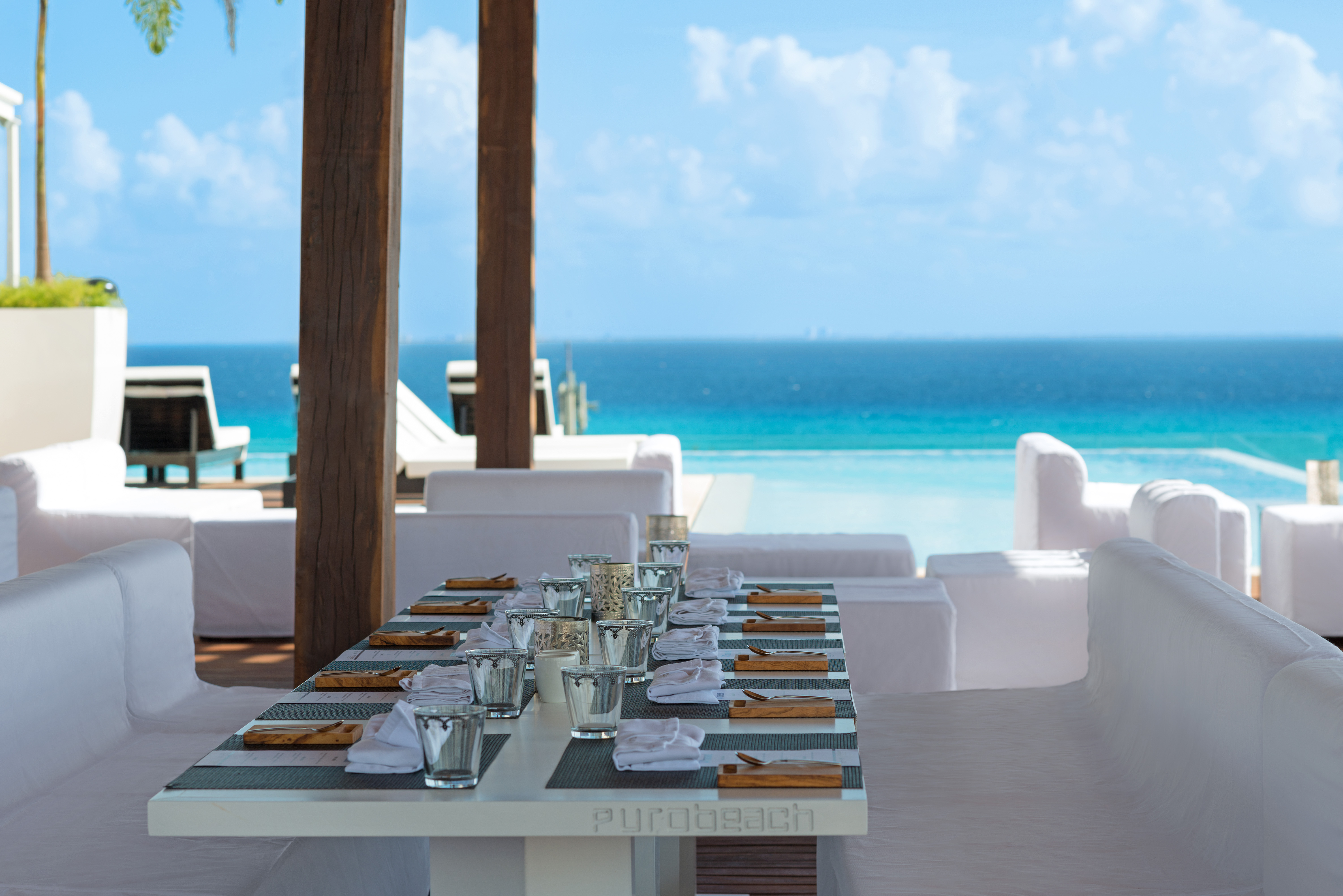 Outdoor Dining Area with Ocean View