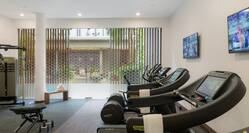 Fitness Room with Exercise Equipment