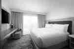 Large Bed and TV in a Guest Room