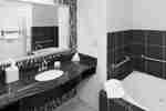 King Bed Guestroom Accessible Whirlpool with 3x3 Shower    
