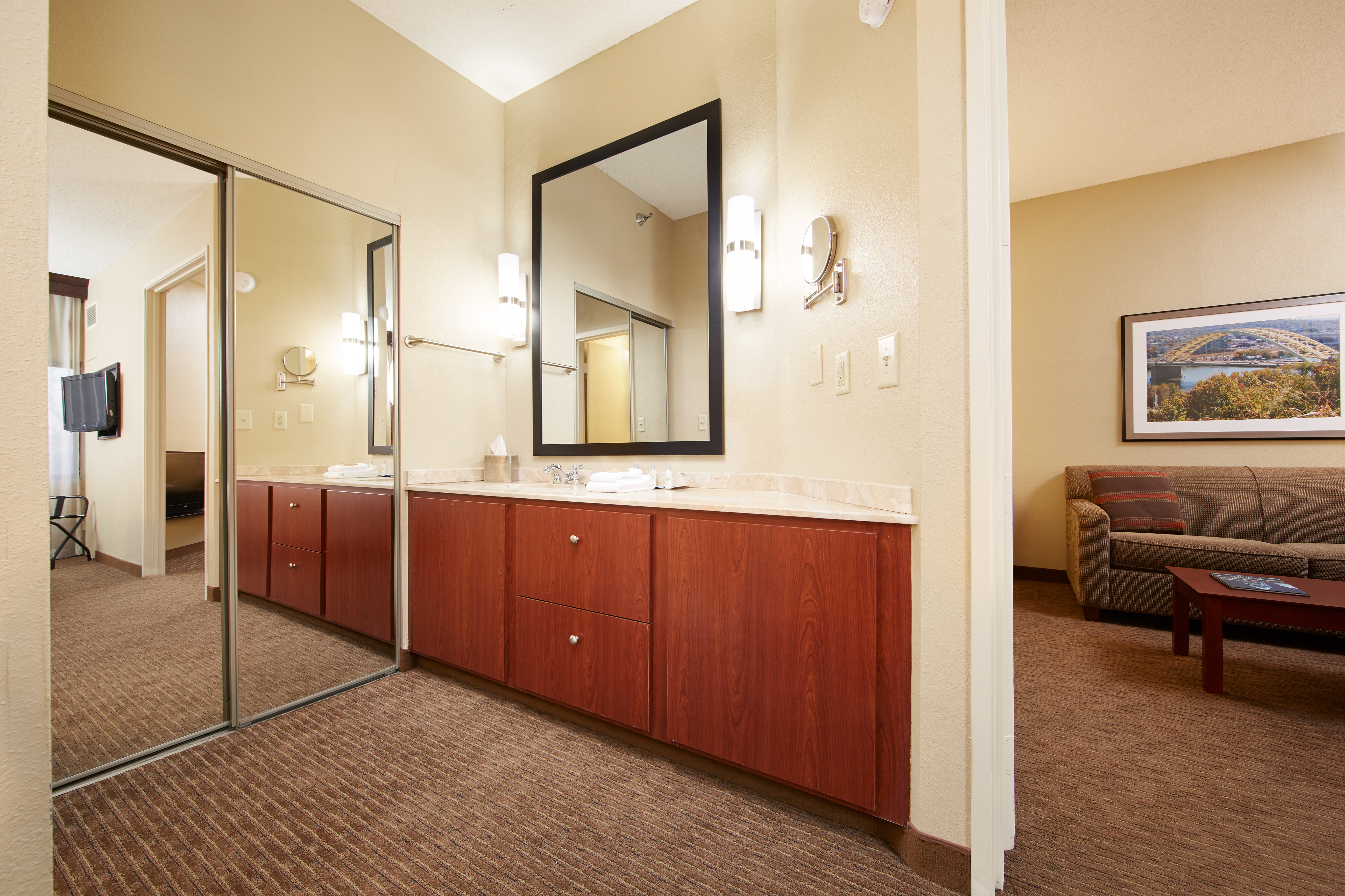 King Suite Bathroom Vanity Area