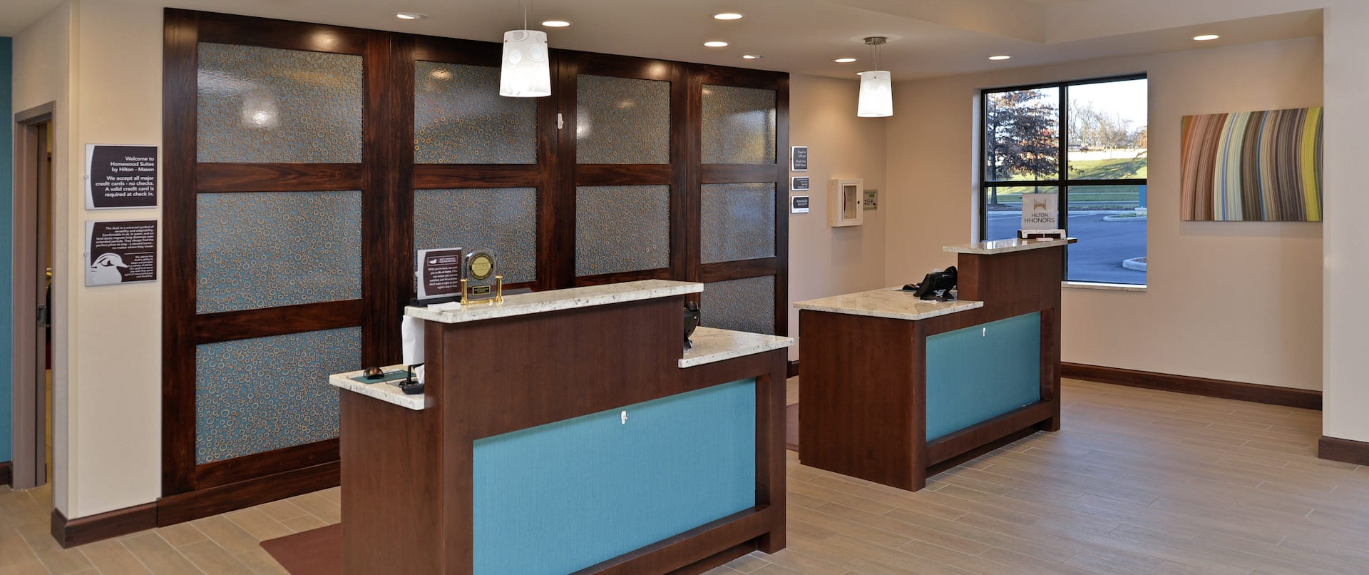 Lobby and Front Desk Area 