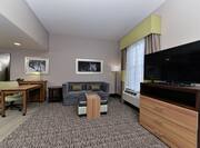 Accessible Studio Suite with Lounge Area, HDTV, and Work Desk 