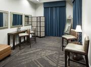 Event Dressing Room with Makeup Table, Chairs and Full Length Mirror