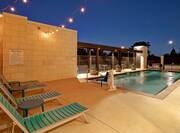 outdoor pool and seating
