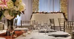 Embassy Suites Dallas - DFW Airport North Outdoor World Hotel, TX - Cross Timbers Wedding Setup