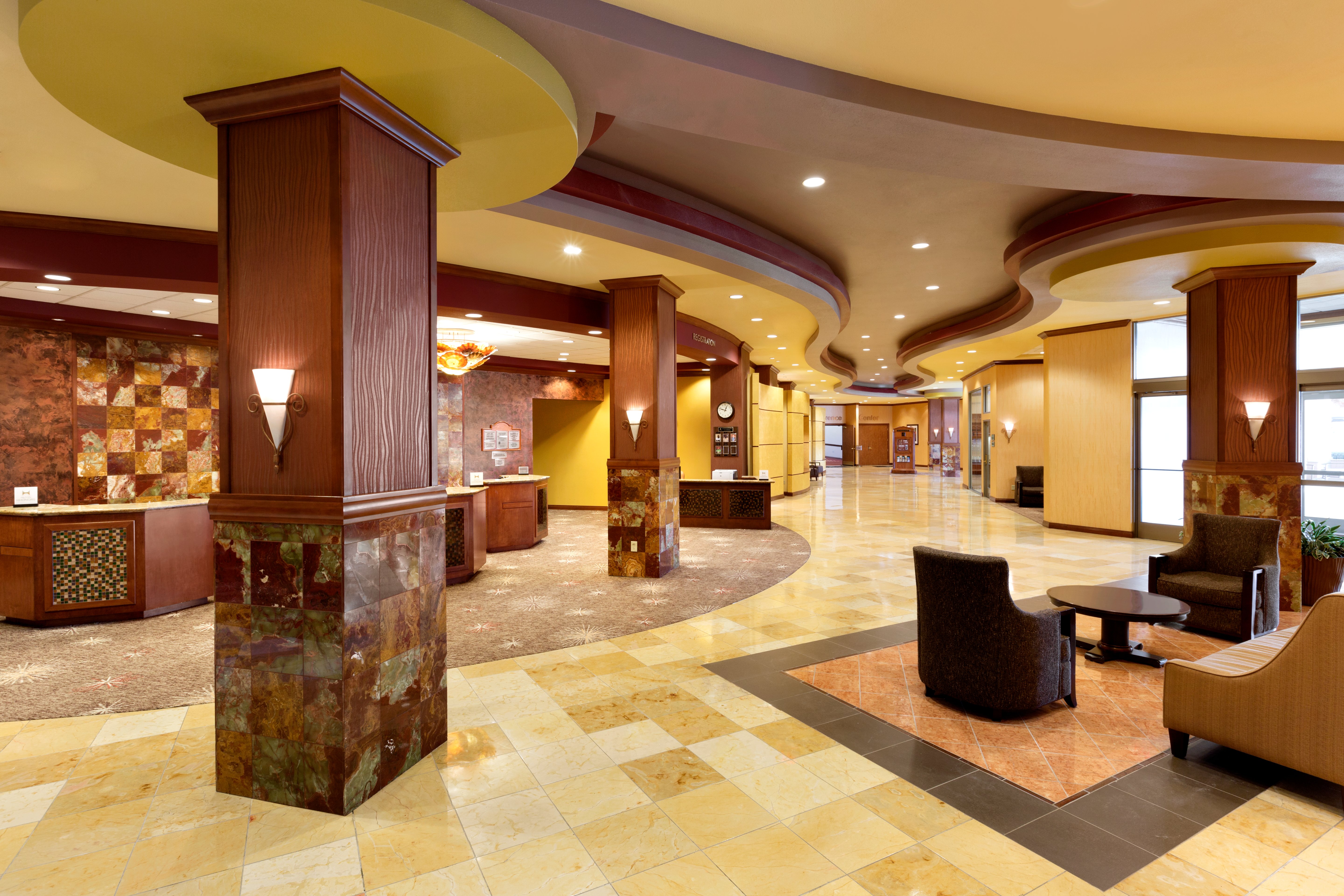 Hotel Front Desk And Lobby 