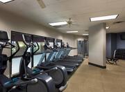 Hotel Gym with running machines