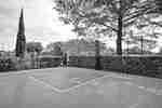 Outdoor Sport Court Featuring Basketball