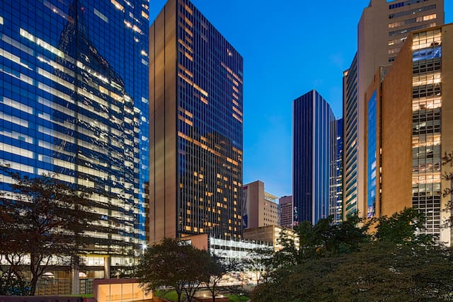 Hotel Exterior at Night