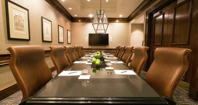 Conference Table and Chairs in Normandy Boardroom