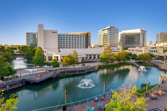 从木板路运河的外观