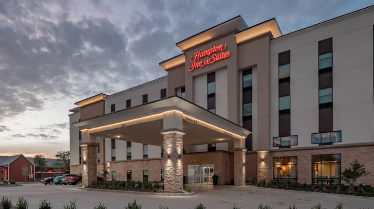 Hotel Exterior at Dusk