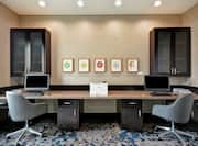 Business Center with Personal Work Stations 
