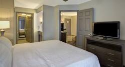 Homewood Suites by Hilton Dayton-South Hotel, OH - Separate Bedroom with Dresser and TV