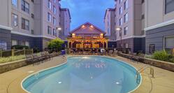 Homewood Suites by Hilton Dayton-South Hotel, OH - Outdoor Pool and Hotel Exterior