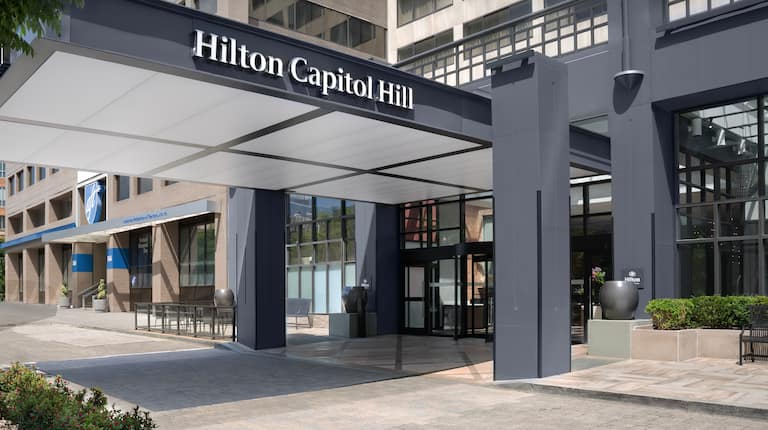 Hilton Capitol Hill Hotel Entrance