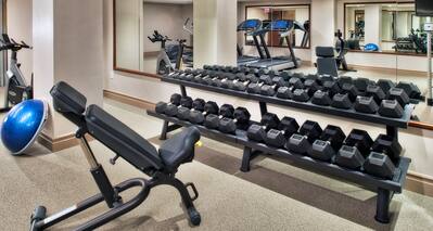 Fitness Center with Weights