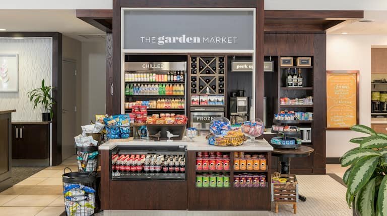The Garden Market with Snacks and Cold Drinks