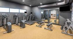 Fitness Room with Modern Equipment