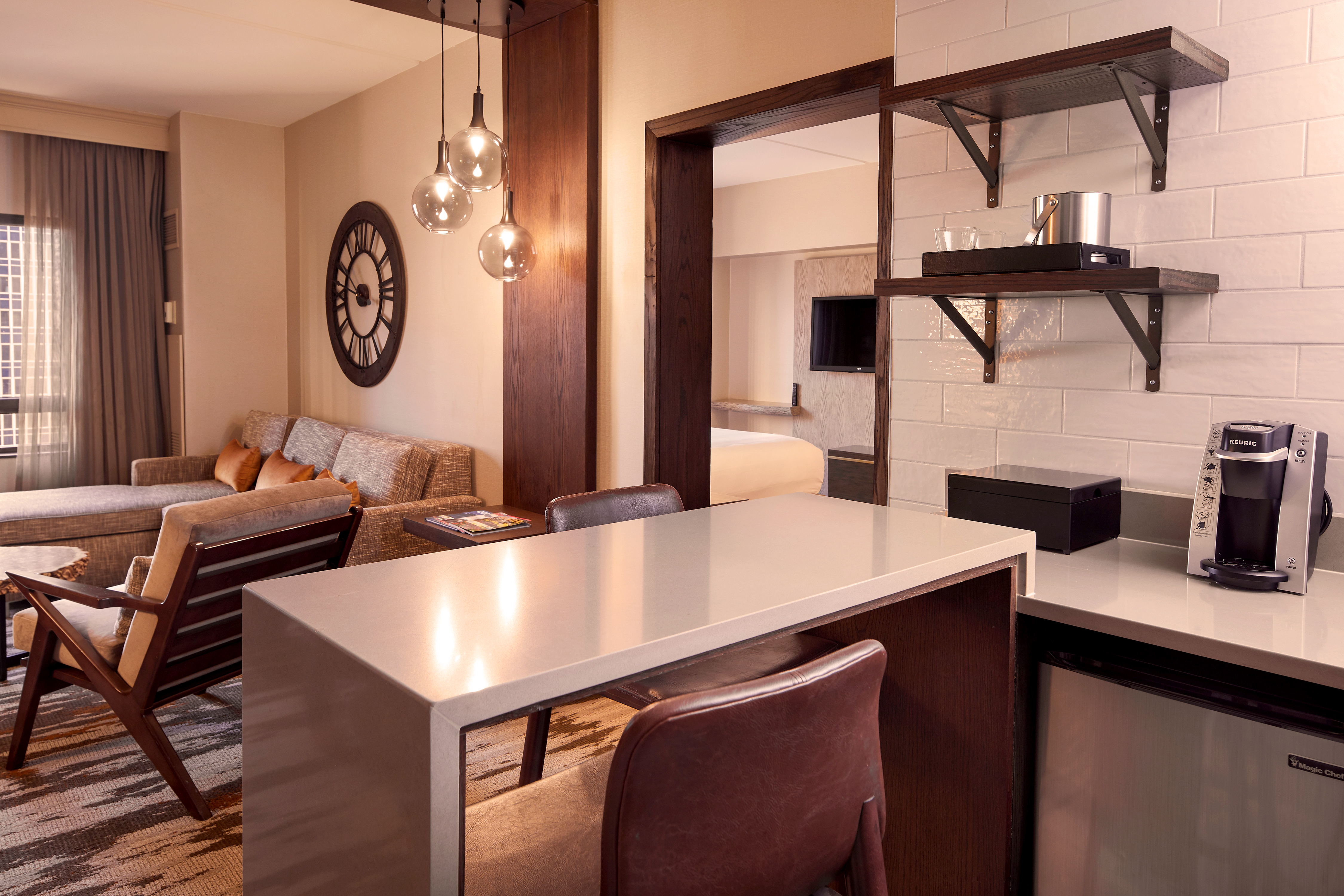 Suite Dining and Living Area