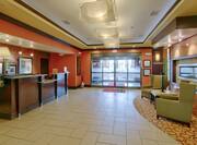 Lobby with front desk view