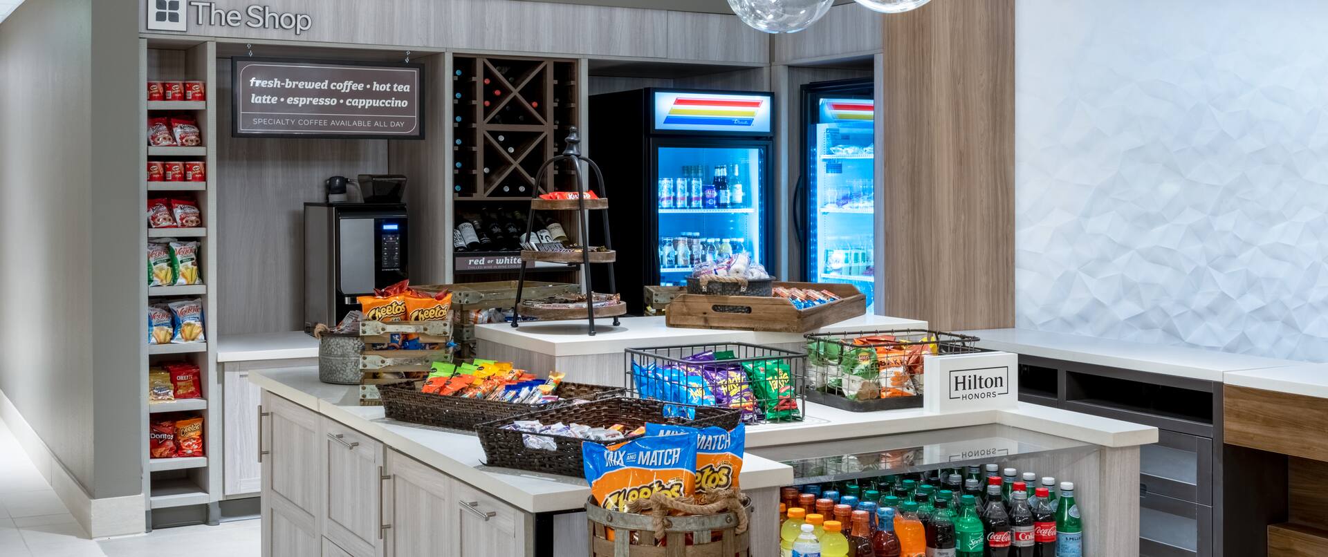 The Shop with Snacks and Cold Drinks