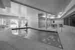 Spacious indoor pool for guest recreation 