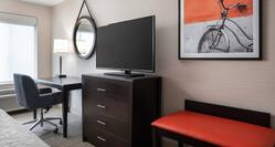Guest Room TV and Work Desk