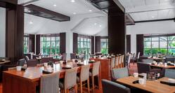 a restaurant dining room