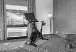 Peloton Bicycle in a Guest Room